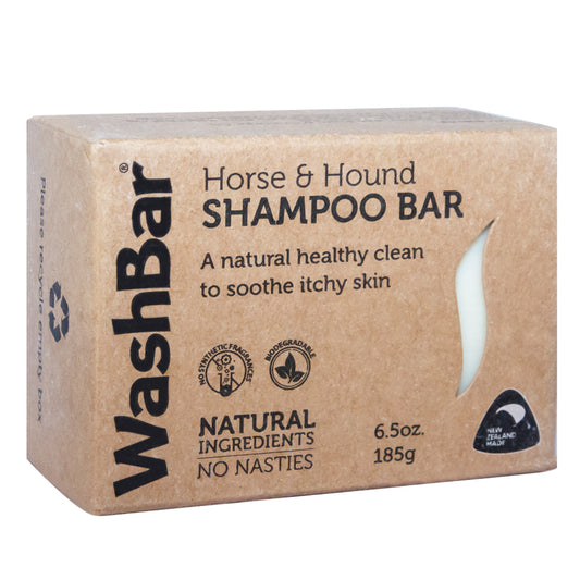 WashBar Horse & Hound Shampoo Bar-185g