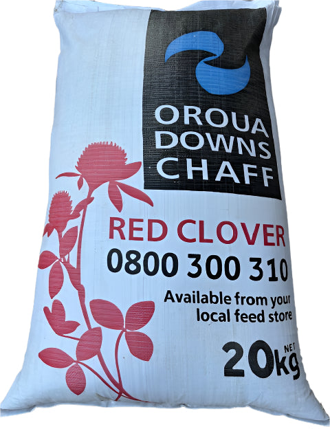 Oroua Downs Premium Red Clover Chaff-20kg