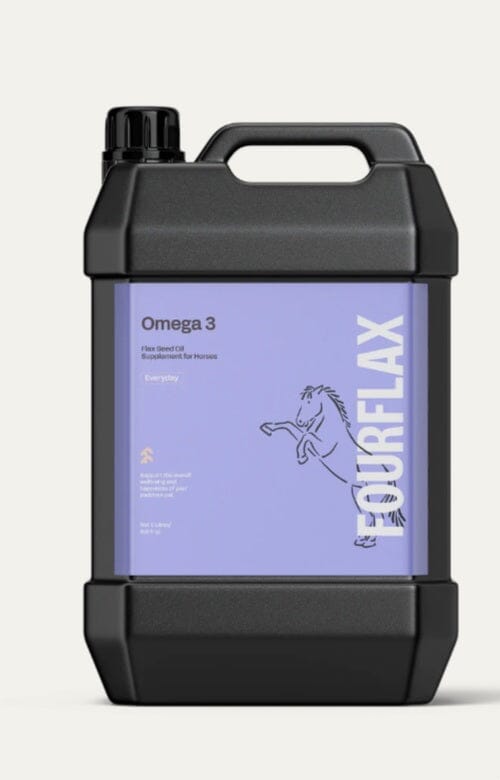 Fourflax Equine Flax Seed Omega 3 Oil - Red Barn Supply Company
