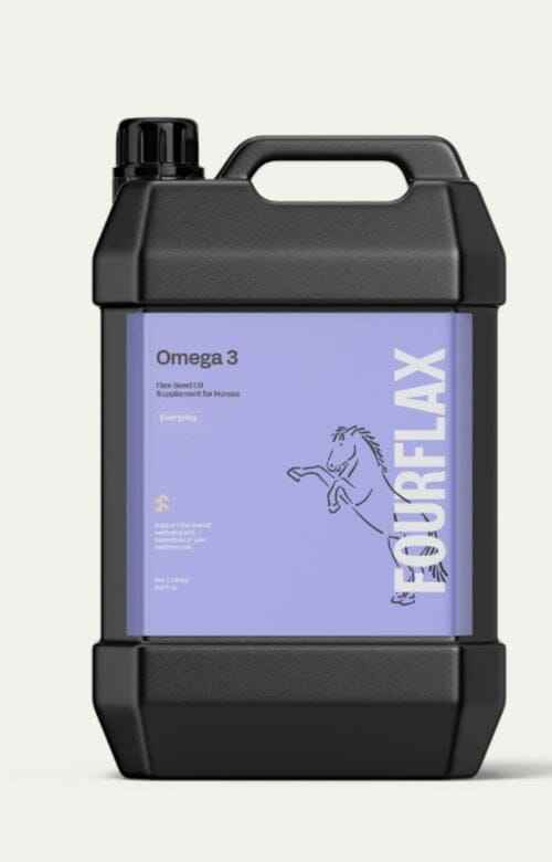Fourflax Equine Flax Seed Oil for Optimal Horse Health and Omega 3 Benefits - Red Barn Supply Company