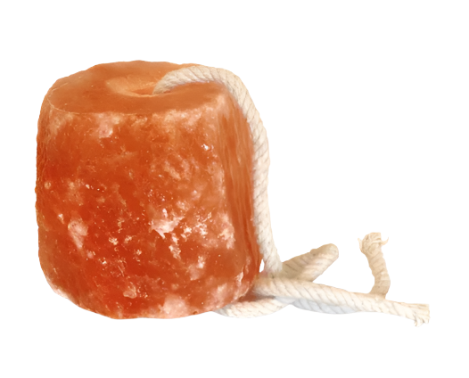 Summit Himalayan rock salt lick with rope-2kgs - Red Barn Supply Company