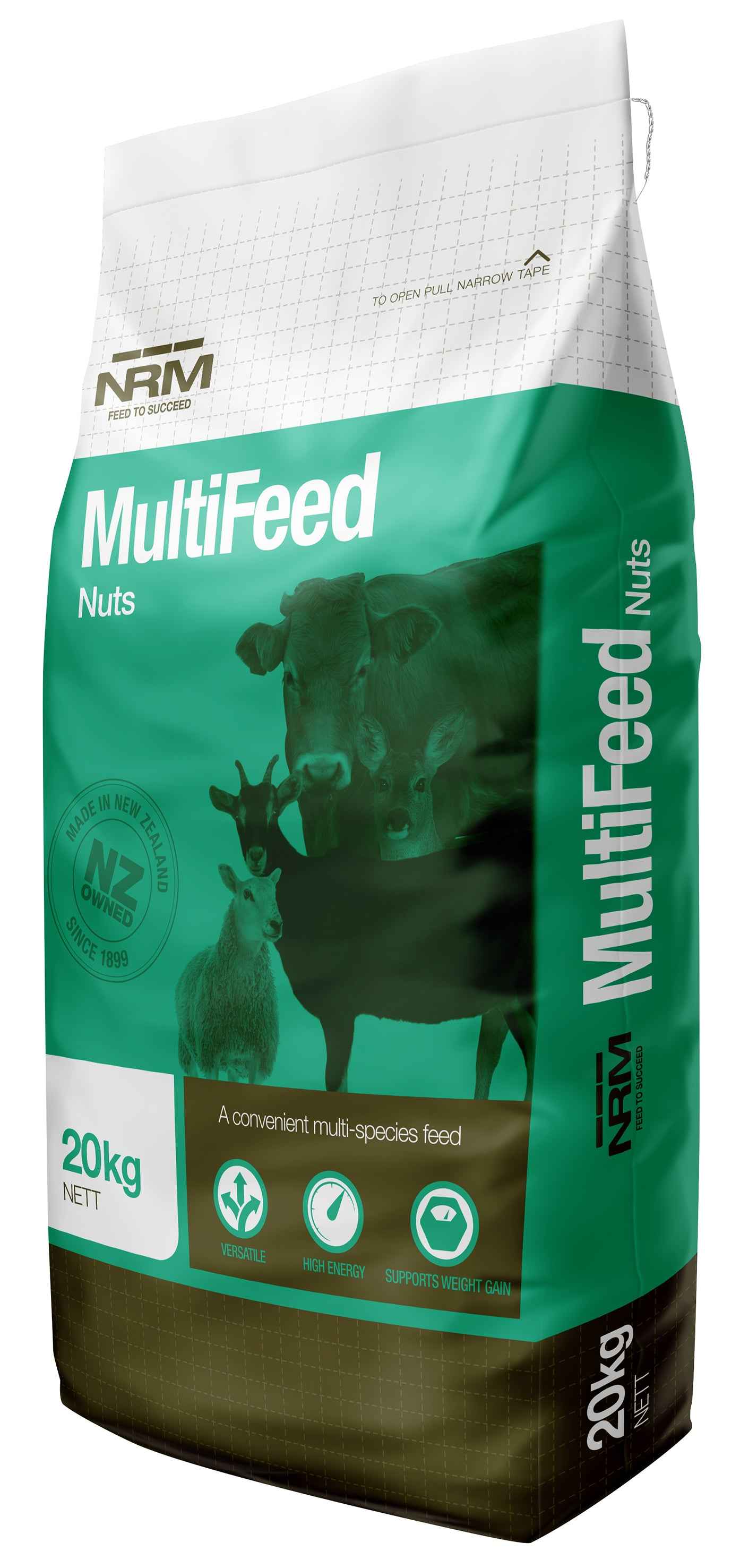 NRM MultiFeed Nuts 20kg - Nutrient-Rich Feed for Optimal Animal Health - Red Barn Supply Company