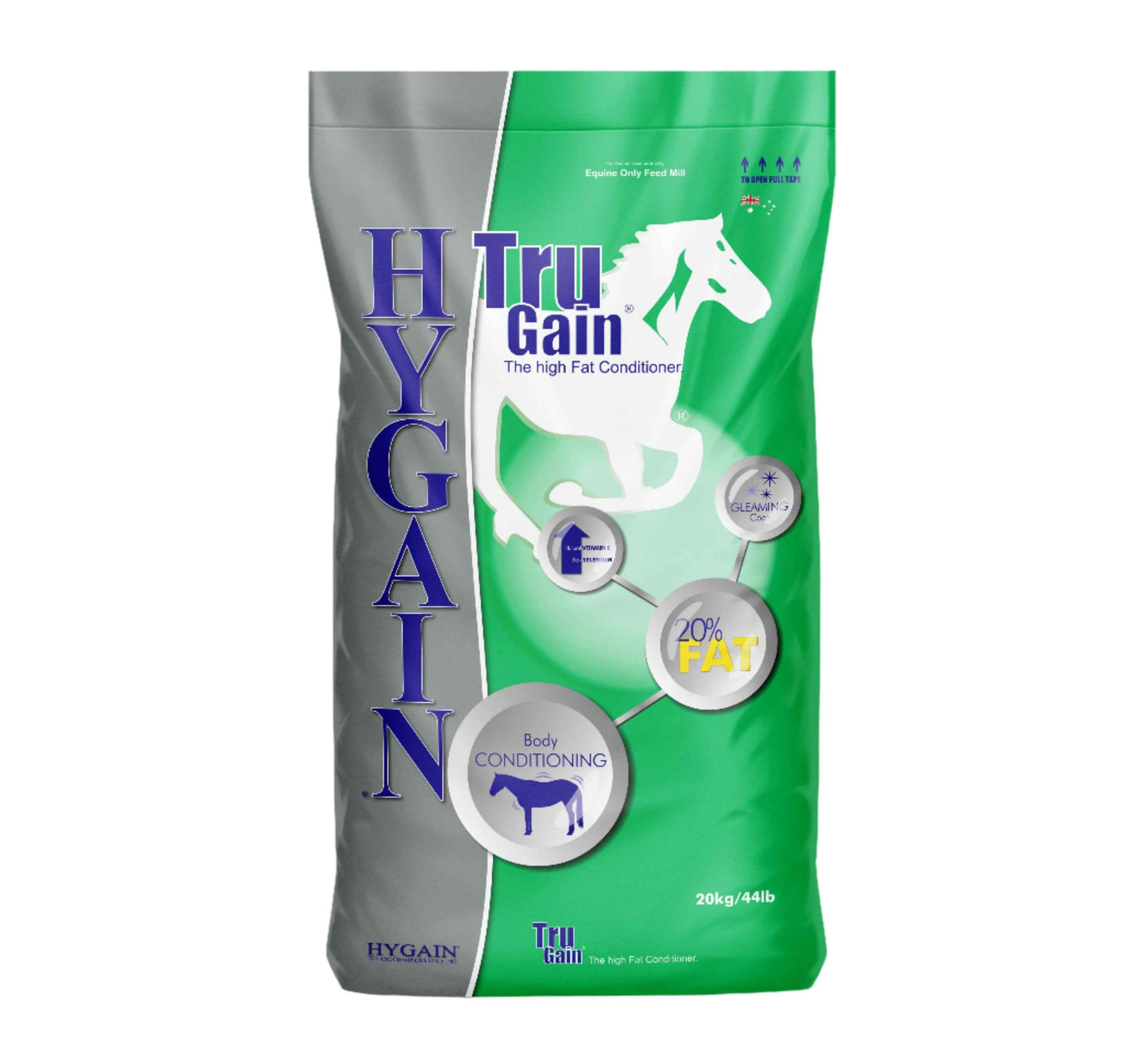Hygain Trugain 20kg - Premium Weight Gain Solution for Horses - Red Barn Supply Company