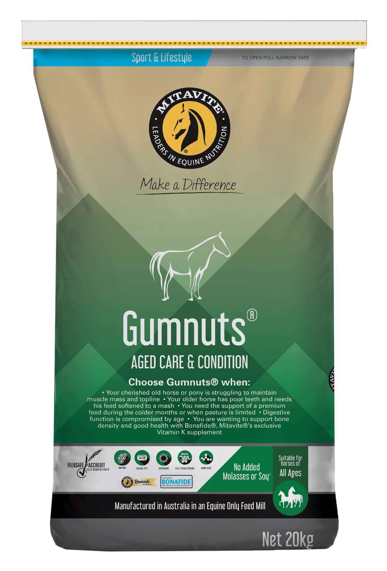 Mitavite Gumnuts-20kg - Red Barn Supply Company