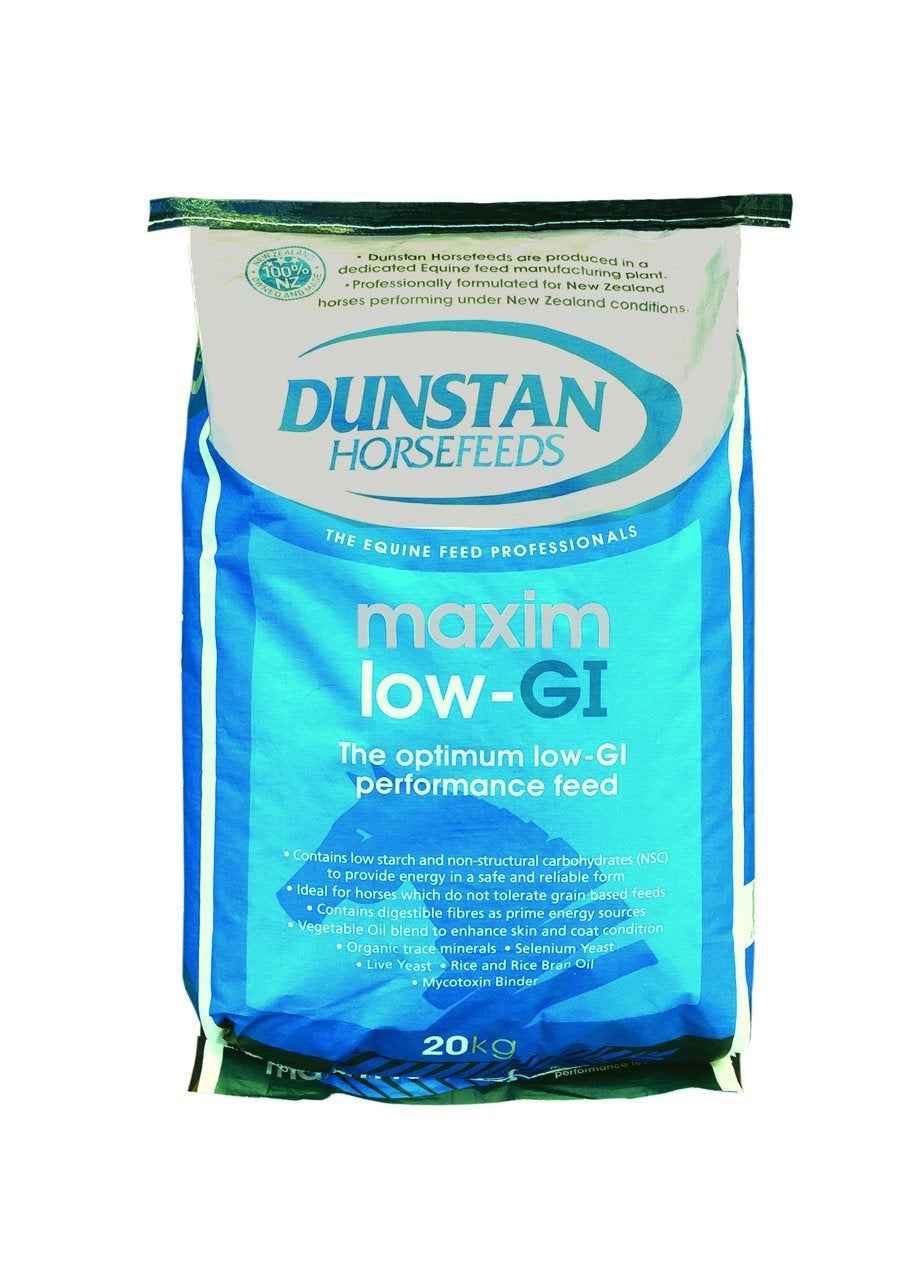 Dunstan Maxim Low-GI-20kg - Red Barn Supply Company