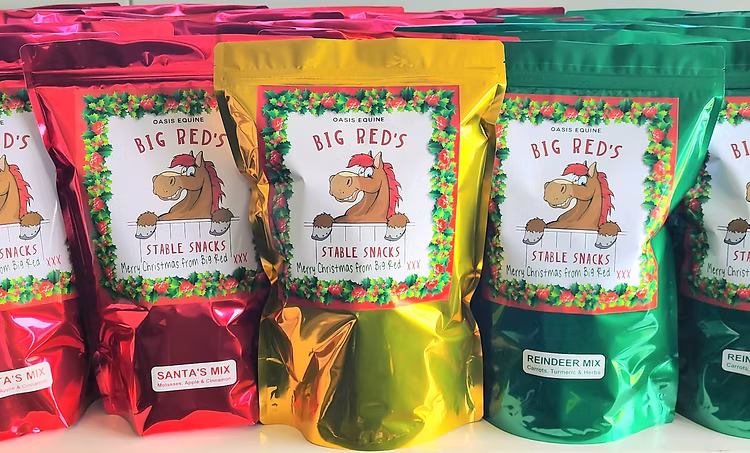 Big Red's Stable snacks-Christmas Bags 1.1 kg