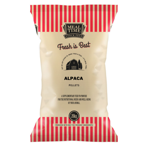 Meal Time Fresh is Best Alpaca Pellets-20kg