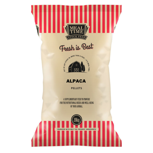 Meal Time Fresh is Best Alpaca Pellets-20kg