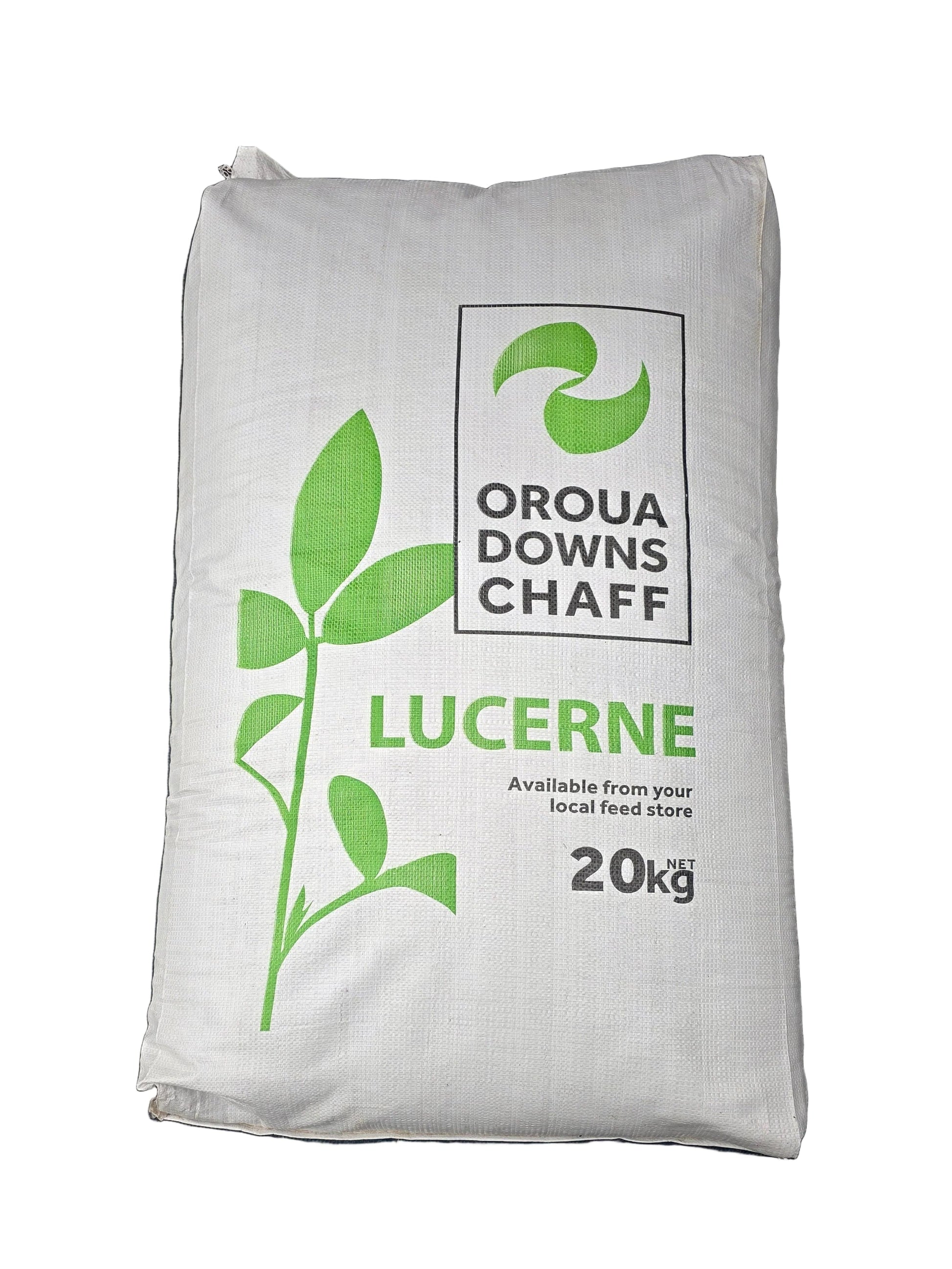 Oroua Downs Lucerne Chaff - Premium 20kg Bag for Healthy Livestock - Red Barn Supply Company