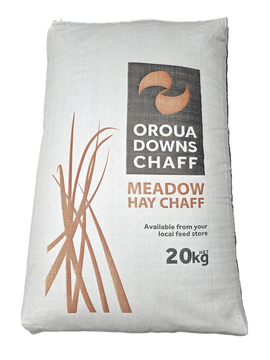 Oroua Downs Hay Chaff 20kg - Premium Quality Meadow Hay for Your Pets - Red Barn Supply Company