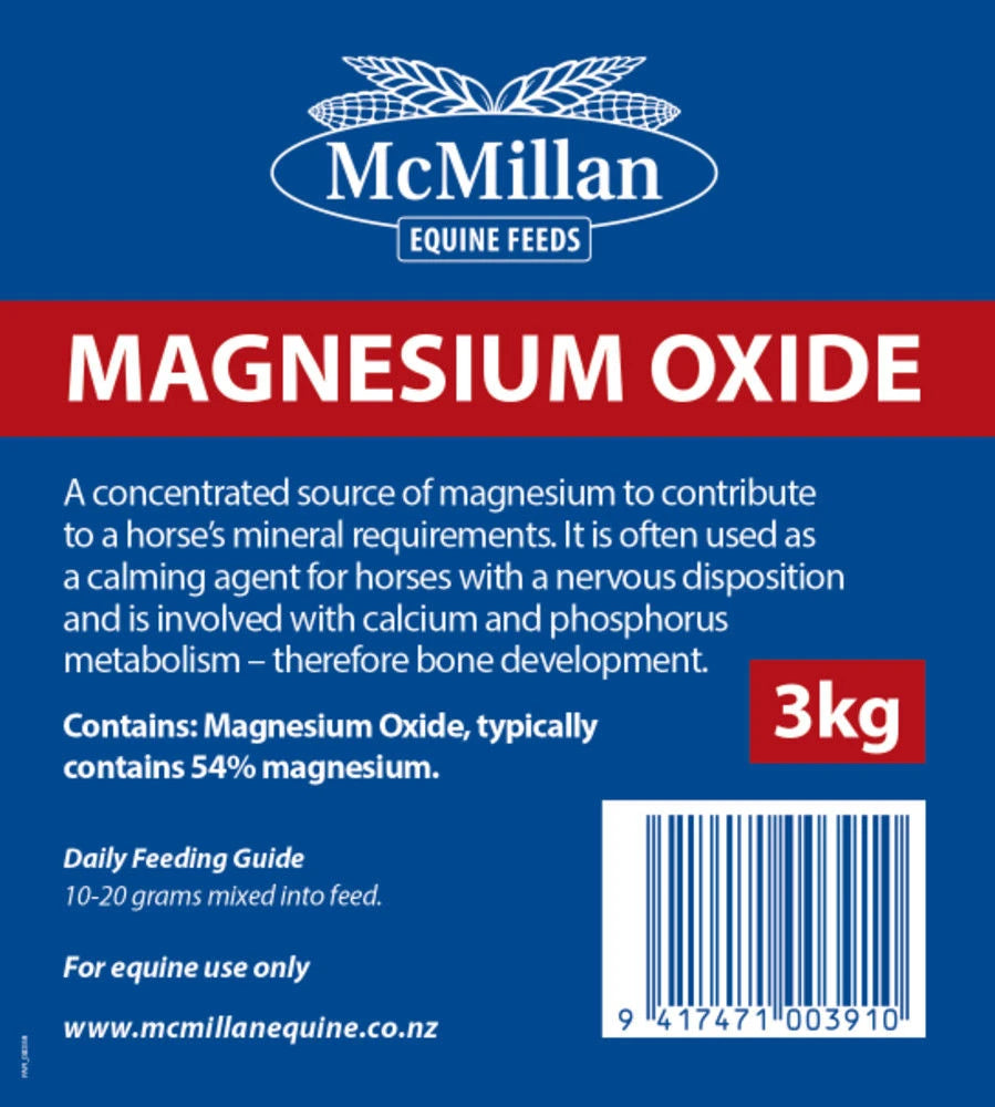 Mcmillan Magnesium Oxide - Red Barn Supply Company 