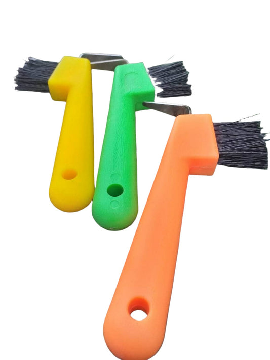 Hoof Pick with brush - Red Barn Supply Company