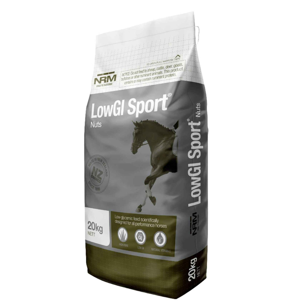 NRM Low GI Sport 20kg – Grain-Free Performance Horse Feed - Red Barn Supply Company