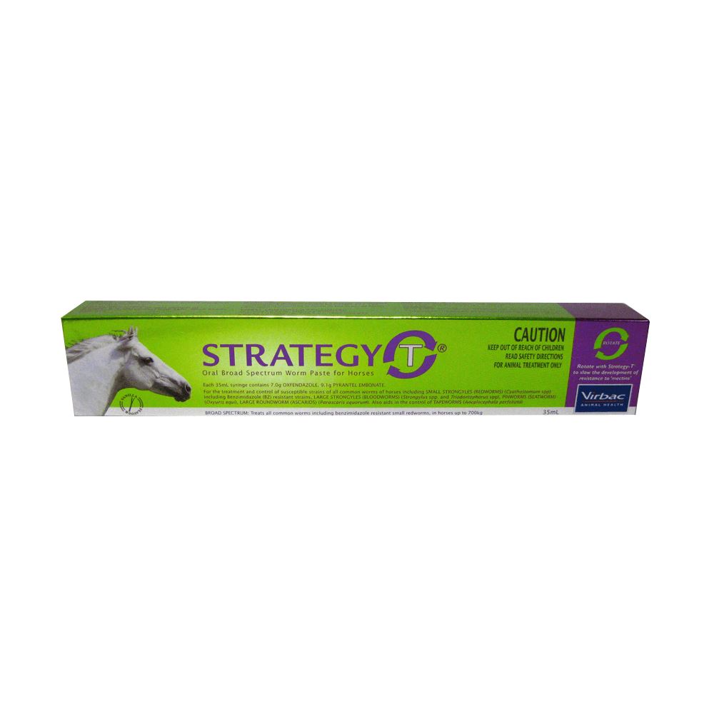Virbac Strategy T Broad Spectrum Horse Wormer - Red Barn Supply Company 